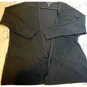 Eileen Fisher Tencel Open Front Ribbed Cardigan